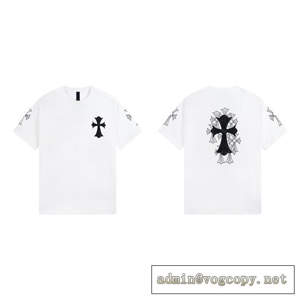 クロムハーツ コピー Tシャツ プリント貼り付け CHROME HEARTS