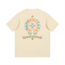クロムハーツ 偽物 CHROME HEARTS 限定Tシャツ 定番ロゴモノグラムプリント ストリート感 純綿生地 手触りが柔らかく快適