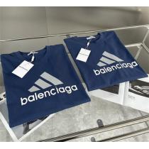 バレンシアガ コピー Tシャツ ロゴプリント adidasｘBALENCIAGA アディダス コラボ 短袖 着心地のよさ 耐久性は良好