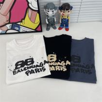 バレンシアガ コピー Tシャツ BALENCIAGA 3色 落書きロゴ ストリート風 優雅さを失わない オーバーサイズ 男女兼用