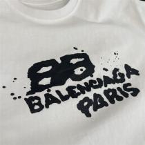 バレンシアガ コピー Tシャツ BALENCIAGA 3色 落書きロゴ ストリート風 優雅さを失わない オーバーサイズ 男女兼用