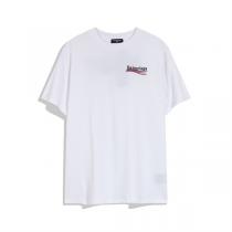 23春夏のトレンド バレンシアガ コピー Tシャツ BALENCIAGA 柔らかい生地感が魅力 刺繍ロゴ柄 100%コットンダブルガーゼ