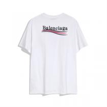 23春夏のトレンド バレンシアガ コピー Tシャツ BALENCIAGA 柔らかい生地感が魅力 刺繍ロゴ柄 100%コットンダブルガーゼ