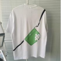 CHROME HEARTS スーパー コピー Tシャツ 飾りバッグプリント クロムハーツ ストリート感 ピスタチオグリーン 快適な着心地