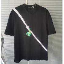 CHROME HEARTS スーパー コピー Tシャツ 飾りバッグプリント クロムハーツ ストリート感 ピスタチオグリーン 快適な着心地