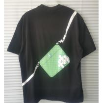 CHROME HEARTS スーパー コピー Tシャツ 飾りバッグプリント クロムハーツ ストリート感 ピスタチオグリーン 快適な着心地