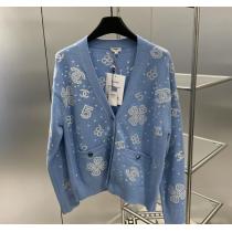 23春夏用の新作 CHANE1 スーパー コピー カーディガン レディース 刺繡 透かし彫り 清涼感のある