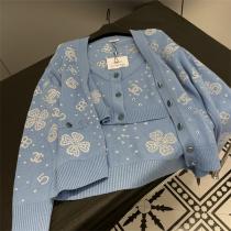 23春夏用の新作 CHANE1 スーパー コピー カーディガン レディース 刺繡 透かし彫り 清涼感のある