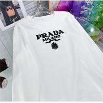PRADA 偽物 トレーナー プラダ MILANOロゴ 刺繡 ミラノ 100%綿生地採用 人気商品ランキング