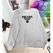 PRADA 偽物 トレーナー プラダ MILANOロゴ 刺繡 ミラノ 100%綿生地採用 人気商品ランキング