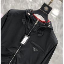 PRADA スーパー コピー リバーシブル フードジャケット プラダ 防風性 通気性 オーバーサイズ