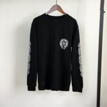 クロムハーツ コピー ロングTシャツ 定番蹄鉄ロゴ プリント CHROME HEARTS 長袖 男女兼用
