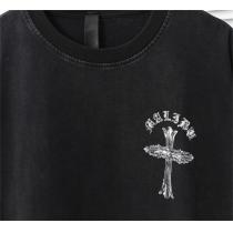 2026年最新のデザイン クロムハーツ コピー 蓄光プリントTシャツ CHROME HEARTS 暗闇になると発光