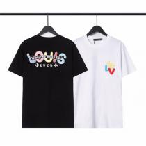 クロムハーツ 偽物 Ｔシャツ CHROME HEARTS＆LOUISVUITTONコラボ ロゴプリント 半袖