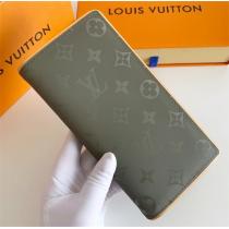 LOUIS VUITTONルイヴィトンBRAZZA 長財布コピー❤️Monogram Titanium❤️2026人気トレンド逸品
