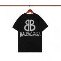 BALENCIAGA コピー Tシャツ 蓄光プリント 半袖 ダブルｂロゴ バレンシアガ 夏に魅力を演出！
