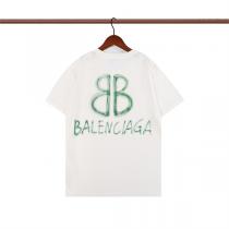 BALENCIAGA コピー Tシャツ 蓄光プリント 半袖 ダブルｂロゴ バレンシアガ 夏に魅力を演出！