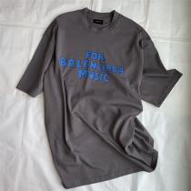2026年春夏の新作 バレンシアガ Tシャツ BALENCIAGA シンプルロゴ 純綿生地 オーバーサイズ