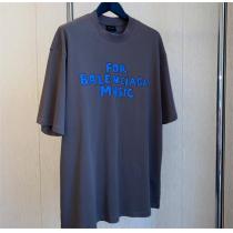 2026年春夏の新作 バレンシアガ Tシャツ BALENCIAGA シンプルロゴ 純綿生地 オーバーサイズ