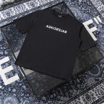 2026年春夏半袖新作！バレンシアガ 偽物 Tシャツ BALENCIAGA ミラーリングロゴ 「シンプル」