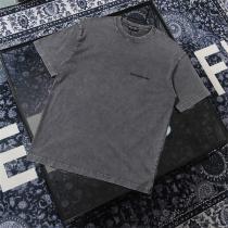 BALENCIAGA コピー Tシャツ 修正ロゴ バレンシアガ インクプリント 男女兼用 綿生地