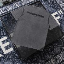 BALENCIAGA コピー Tシャツ 修正ロゴ バレンシアガ インクプリント 男女兼用 綿生地