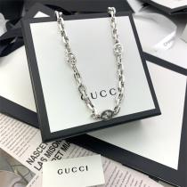 GUCC1 スーパー コピー ネックレス 60cm インターロッキングG エイジング加工