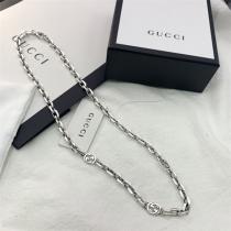 GUCC1 スーパー コピー ネックレス 60cm インターロッキングG エイジング加工