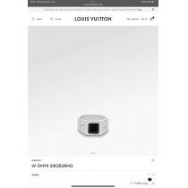 2026新作ルイヴィトン指輪コピーM00698バーグ・LV オニキス リング LOUIS VUITTON人気ブランド