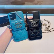 CHANE1 スーパー コピー スマホケース C19シリーズ 収納可能ポケット 立てられる  ショルダー