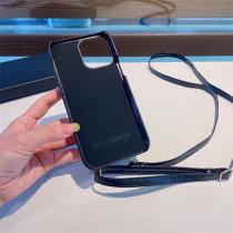 BALENCIAGA スーパー コピー スマホケース バレンシアガ 着脱可能なストラップ カードポケット