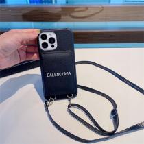 BALENCIAGA スーパー コピー スマホケース バレンシアガ 着脱可能なストラップ カードポケット