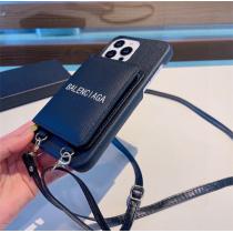 BALENCIAGA スーパー コピー スマホケース バレンシアガ 着脱可能なストラップ カードポケット