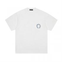 クロムハーツ 偽物 Tシャツ 刺繡 クロスロゴ 半袖 CHROME HEARTS 2色 快適な着心地