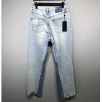 CHROME HEARTS 偽物 ジーンズ 落書き柄 カラーフォー クロムハーツ 男女兼用 2色