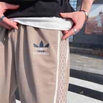 23年新作登場 BALENCIAGA 偽物 スウェットパンツ バレンシアガ✖️adidas コラボ 快適的な着心地