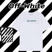 春夏新作登場 Off-White コピー Tシャツ オフホワイト 矢印ロゴ トレンド色 半袖