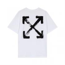 2026春夏Off-White 偽物 Tシャツ オフホワイト 落書きロゴ  純綿のナチュラルな風合い