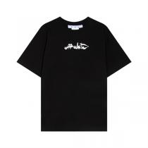 2026春夏Off-White 偽物 Tシャツ オフホワイト 落書きロゴ  純綿のナチュラルな風合い