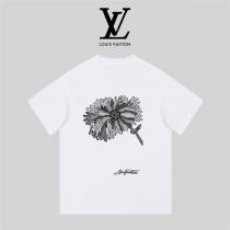 2026春夏LOUIS VUITTON スーパー コピー Tシャツ ルイヴィトン 花のプリント柄