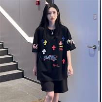 oversize♡2026春夏♡CHROME HEARTSｔシャツコピークロムハーツ激安カジュアルストリートファッション