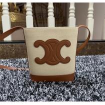 お得☆2026人気☆CELINE コピーセリーヌ mini triomphe バケツバッグレディースショルダーバッグ