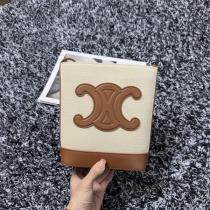 お得☆2026人気☆CELINE コピーセリーヌ mini triomphe バケツバッグレディースショルダーバッグ