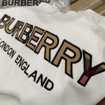 バーバリー コピー Tシャツ BURBERRY オーバーサイズ チェック柄ロゴ