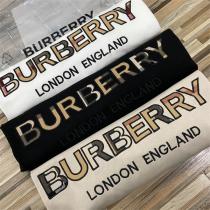バーバリー コピー Tシャツ BURBERRY オーバーサイズ チェック柄ロゴ
