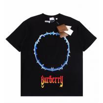 BURBERRY 偽物 tシャツ バーバリー ソーン＆落書きロゴプリント コットン オーバーサイズ