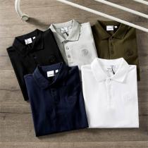 BURBERRY コピー ポロシャツ バーバリー 定番アイテム 5色 高品質 コットン