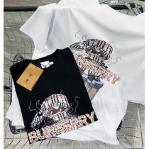 2026夏☆☆☆ BURBERRY Tシャツ バーバリー 半袖 プリント柄 おしゃれ