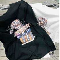 2026夏☆☆☆ BURBERRY Tシャツ バーバリー 半袖 プリント柄 おしゃれ