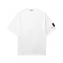【無地】2026SSトレンドSTONE ISLANDストーンアイランドｔシャツコピーシンプルなトップス　ホワイト色